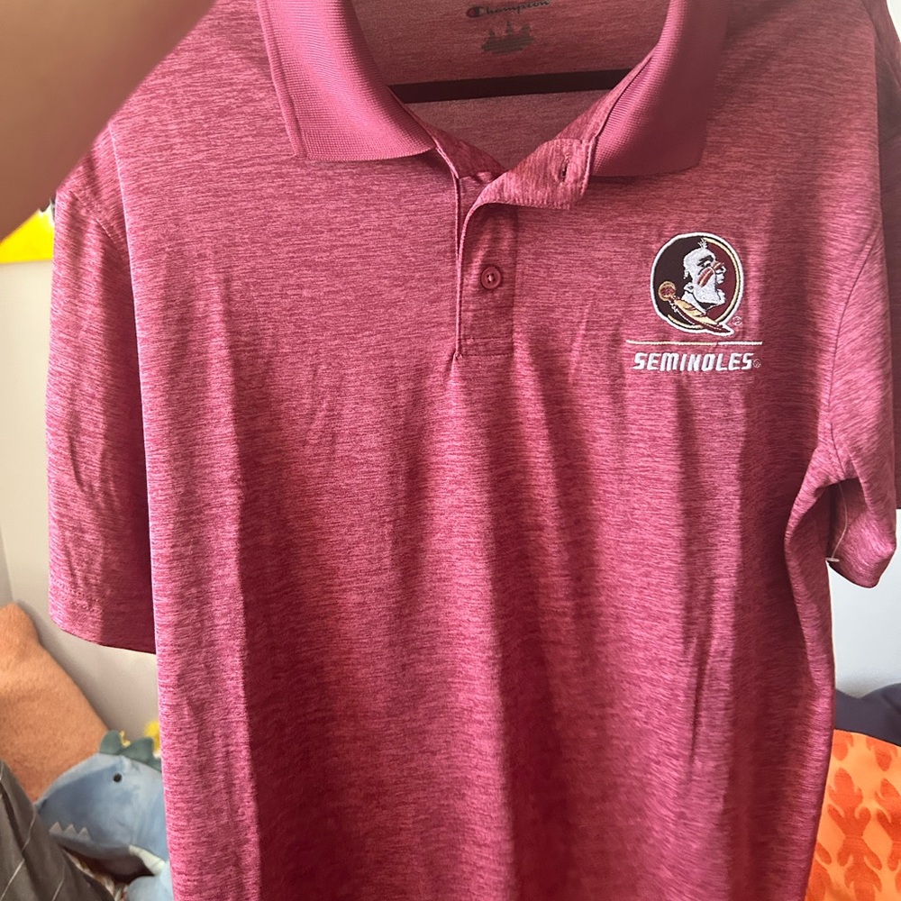 Champion Maroon Seminoles Polo Shirt